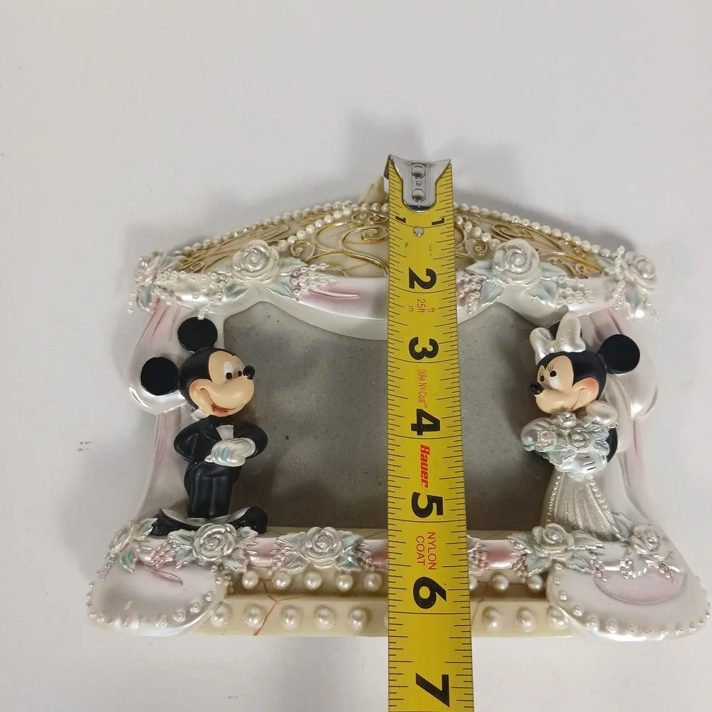 Disney Mickey Minnie Mouse Wedding Bride Groom Picture Photo Frame